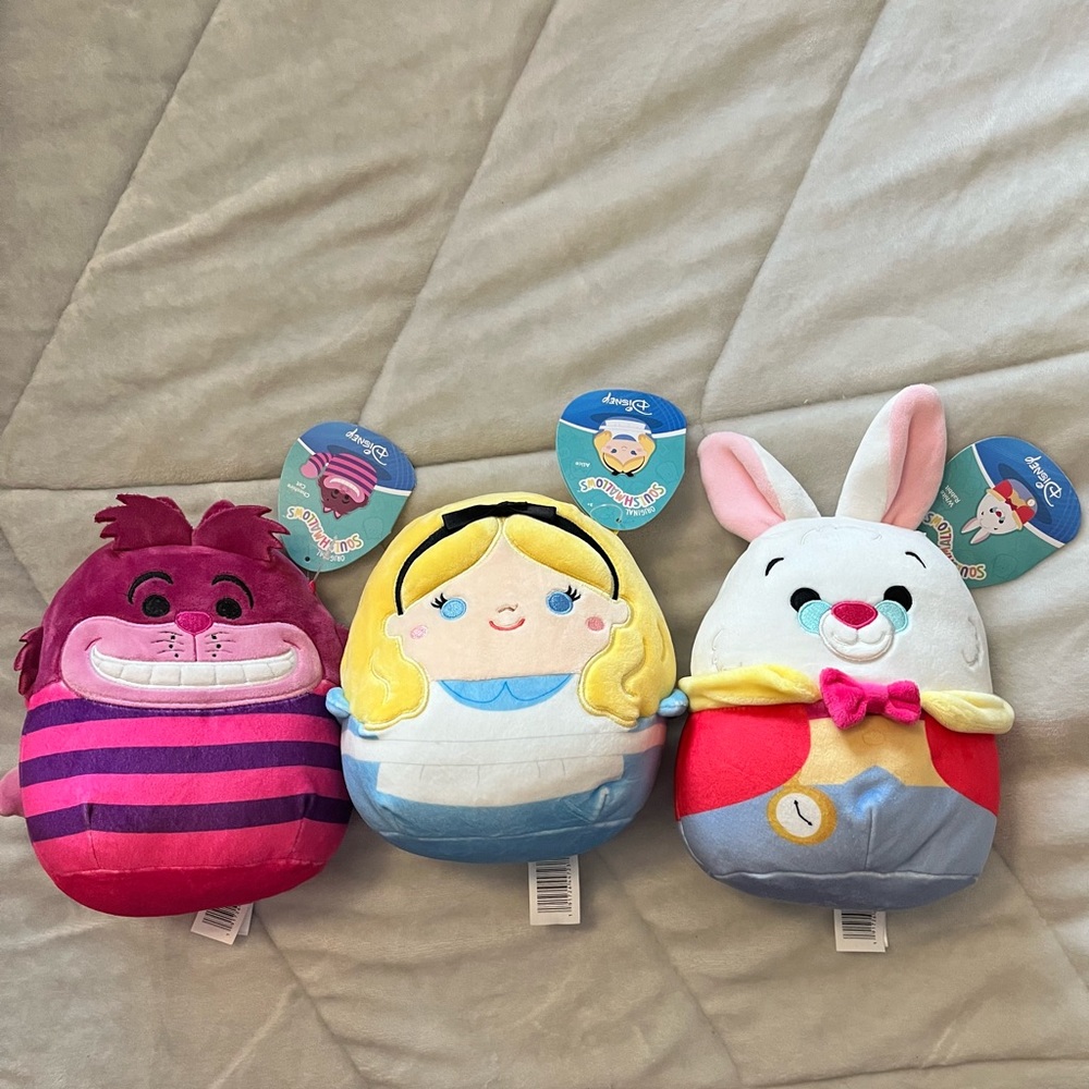 Alice in Wonderland Squishmallow Set